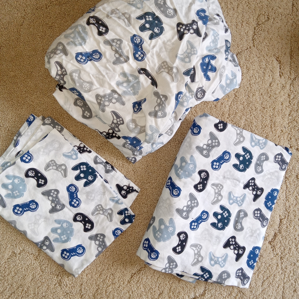 Game Controller Pattern Bedding Sheets